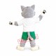 Lovely Grey & White Cat Mascot Costume Lovely Grey & White Cat Mascot Costume