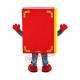 Red Books Mascot Costume Red Books Mascot Costume