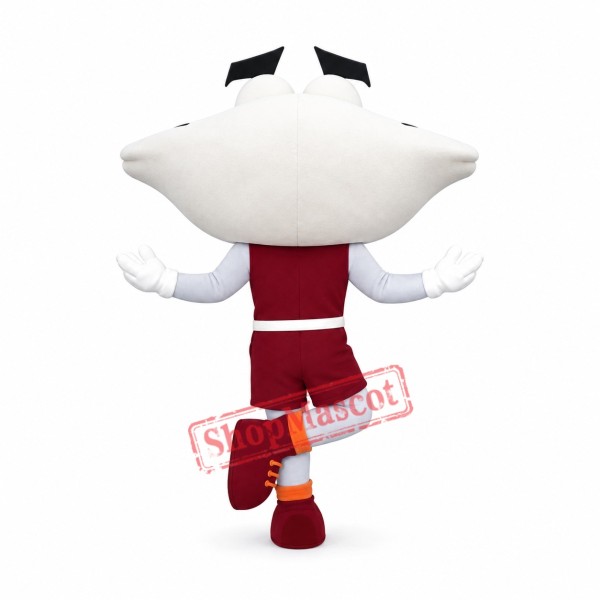 Happy Oyster Mascot Costume Happy Oyster Mascot Costume
