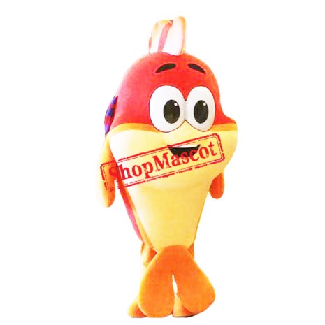 Super Cute Red Fish Mascot Costume Super Cute Red Fish Mascot Costume