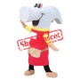 Happy Lightweight Hammer Mascot Costume