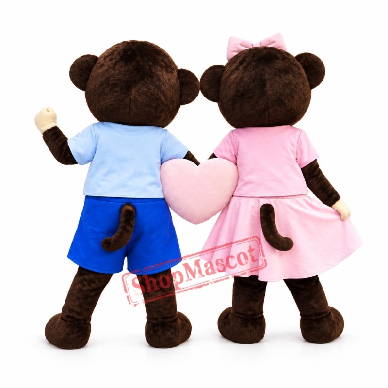 Super Lovely Monkey Mascot Costume