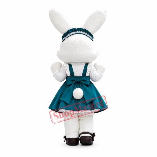 Super Cute White Bunny Mascot Costume Super Cute White Bunny Mascot Costume