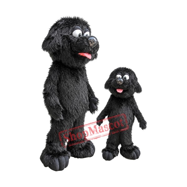 Lovely Black Dog Mascot Costume Lovely Black Dog Mascot Costume