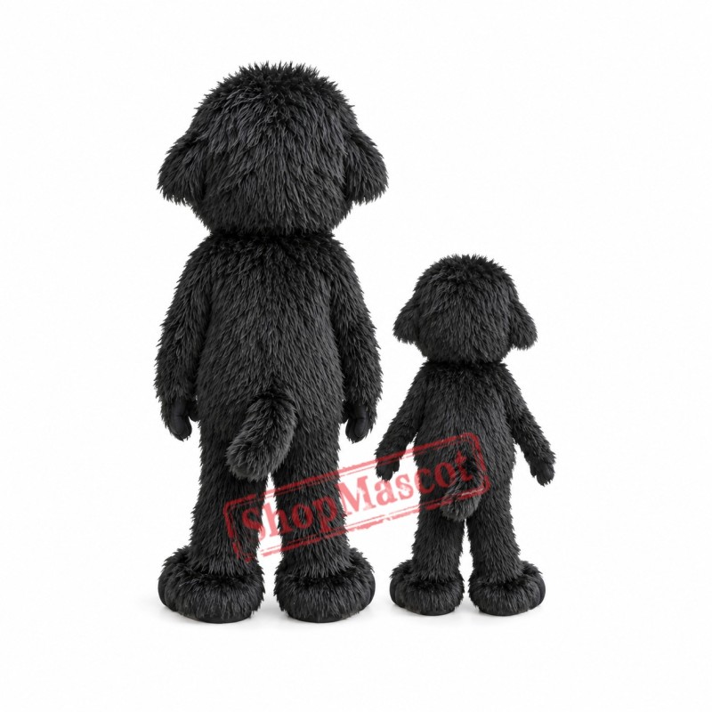 Lovely Black Dog Mascot Costume Lovely Black Dog Mascot Costume