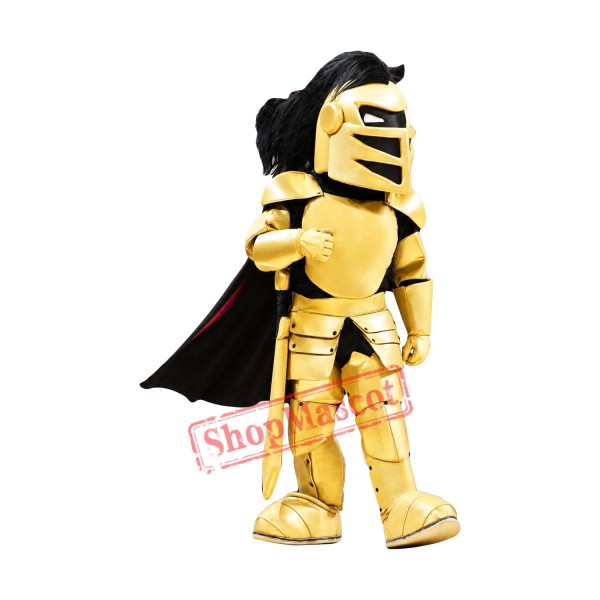 Golden College Knight Mascot Costume