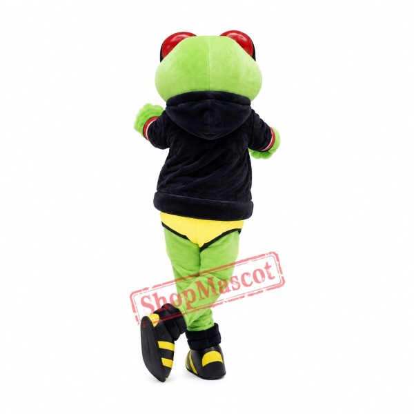 Sport College Frog Mascot Costume Sport College Frog Mascot Costume