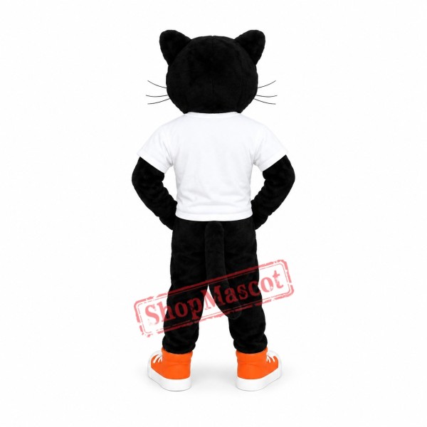 Power Fierce Black Panther Mascot Costume