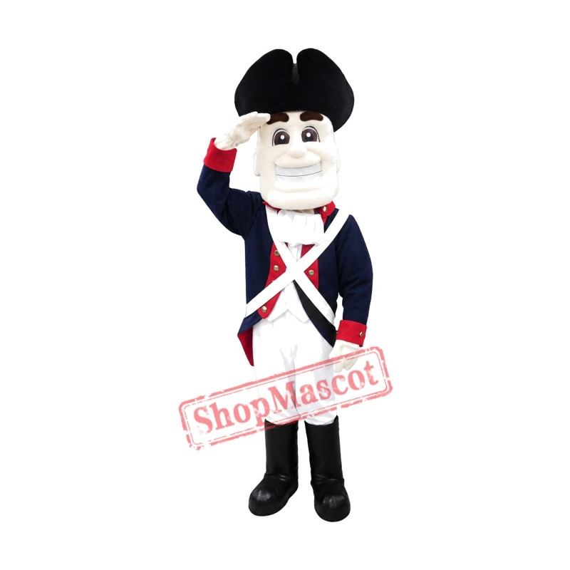 Young Rebel Mascot Costume Young Rebel Mascot Costume