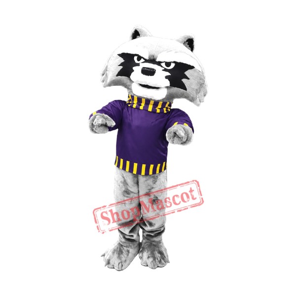 College Cute Raccoon Mascot Costume College Cute Raccoon Mascot Costume