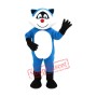 Blue Raccoon Mascot Costume