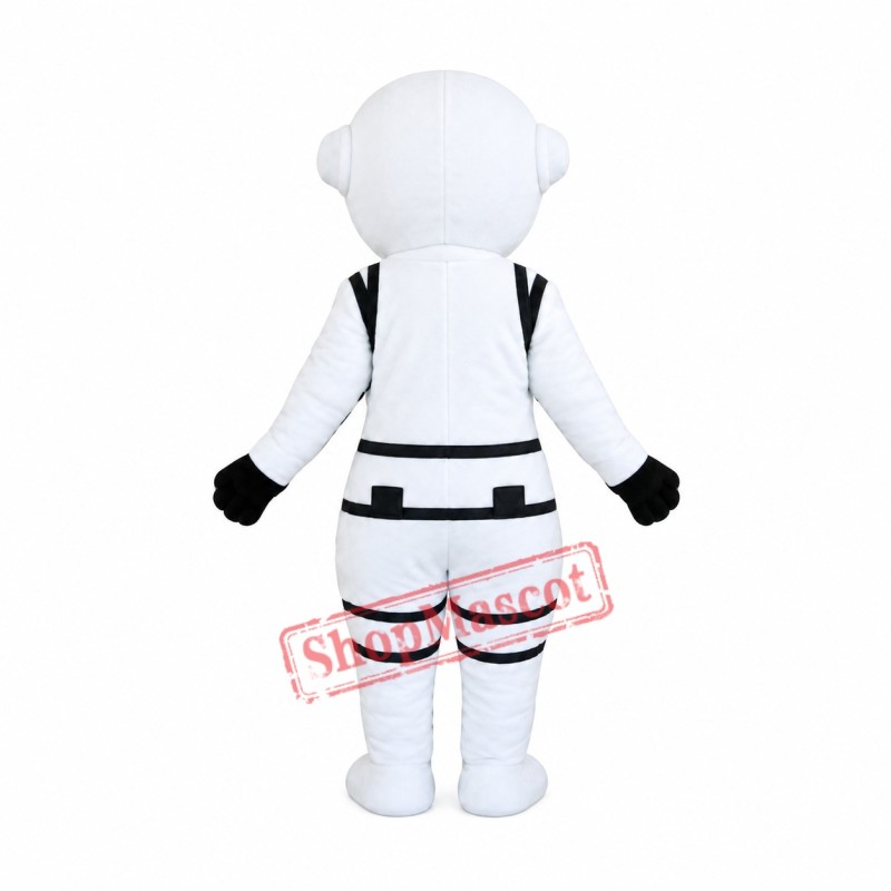 White Spaceman Mascot Costume