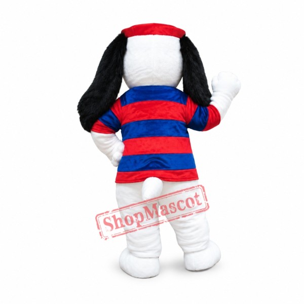 Plush White Dog Mascot Costume Plush White Dog Mascot Costume