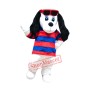 Plush White Dog Mascot Costume