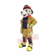 Professional Fire Dept Dog Mascot Costume Professional Fire Dept Dog Mascot Costume