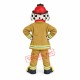 Professional Fire Dept Dog Mascot Costume Professional Fire Dept Dog Mascot Costume