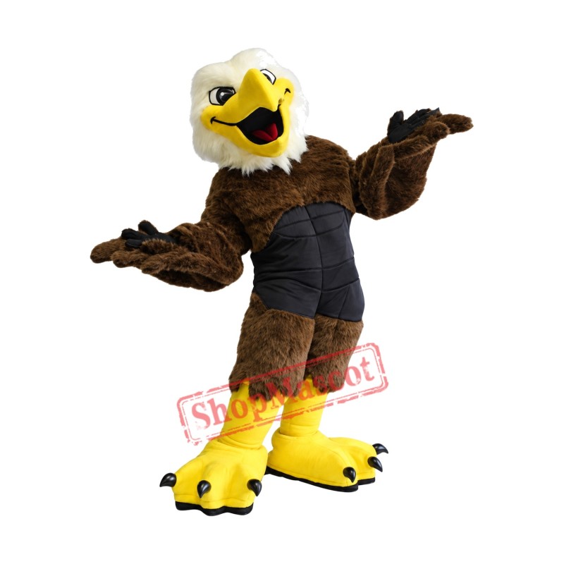Happy Eagle Mascot Costume Happy Eagle Mascot Costume