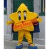 Happy Yellow Star Mascot Costume