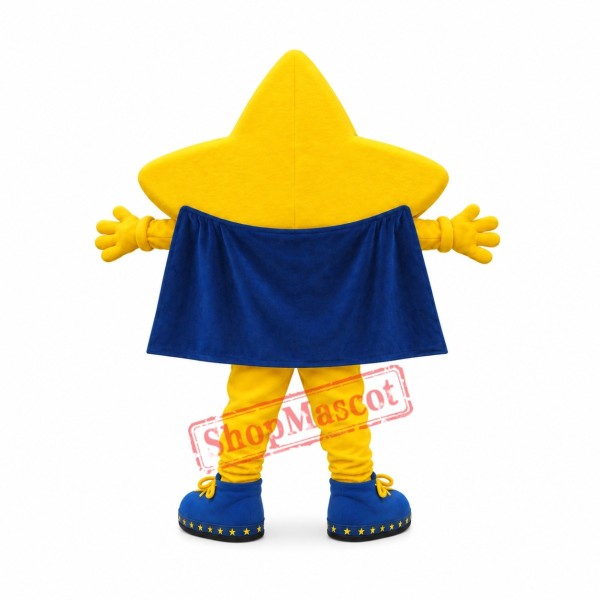 Happy Yellow Star Mascot Costume Happy Yellow Star Mascot Costume