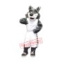 Grey Sport Wolf Mascot Costume