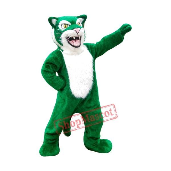 Green Tiger Mascot Costume Green Tiger Mascot Costume