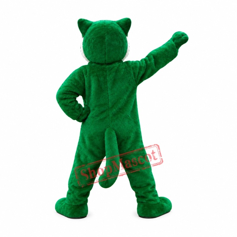 Green Tiger Mascot Costume Green Tiger Mascot Costume