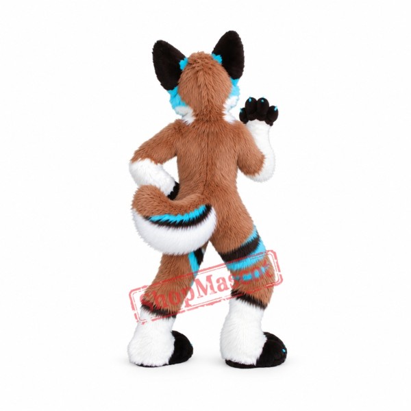 Dog Fox Wolf Girl Mascot Costume