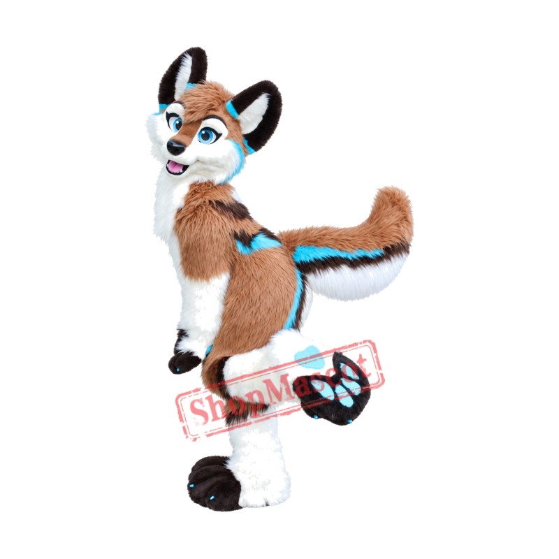 Dog Fox Wolf Girl Mascot Costume Dog Fox Wolf Girl Mascot Costume