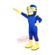 Blue & Yellow Superman Mascot Costume Blue & Yellow Superman Mascot Costume