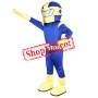 Blue & Yellow Superman Mascot Costume
