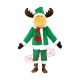 Christmas Green Reindeer Mascot Costume