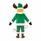 Christmas Green Reindeer Mascot Costume