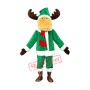 Christmas Green Reindeer Mascot Costume