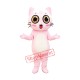 Pink Animal Cat Mascot Costume Pink Animal Cat Mascot Costume