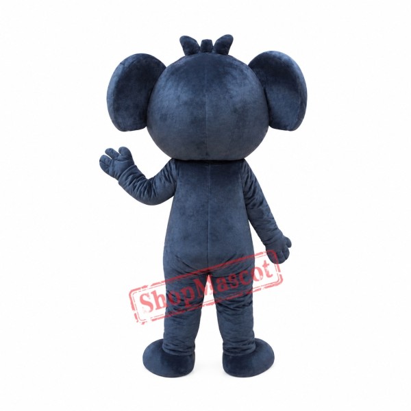 Black Koala Mascot Costume Black Koala Mascot Costume
