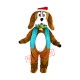 Christmas Santa Dog Mascot Costume