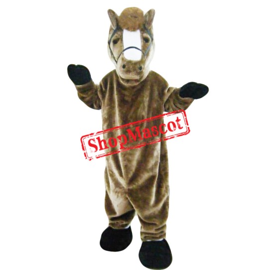 Brown Horse Animal Mascot Costume