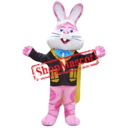 Animal Pink Rabbit Mascot Costume