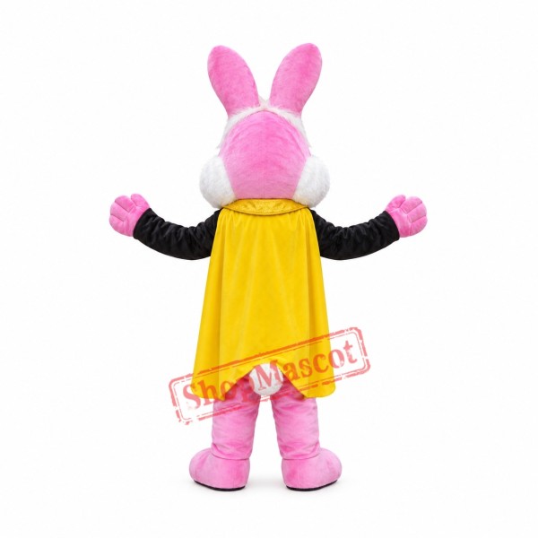 Animal Pink Rabbit Mascot Costume Animal Pink Rabbit Mascot Costume