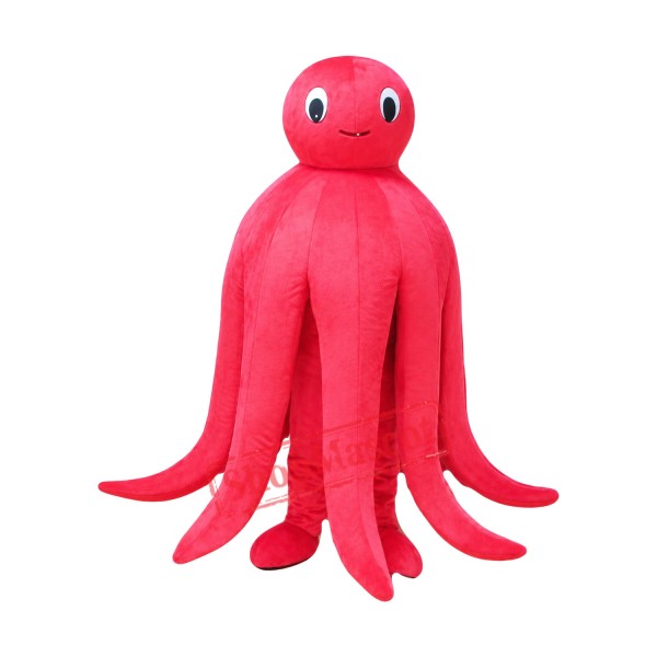 Lovely Red Octopus Mascot Costume Lovely Red Octopus Mascot Costume