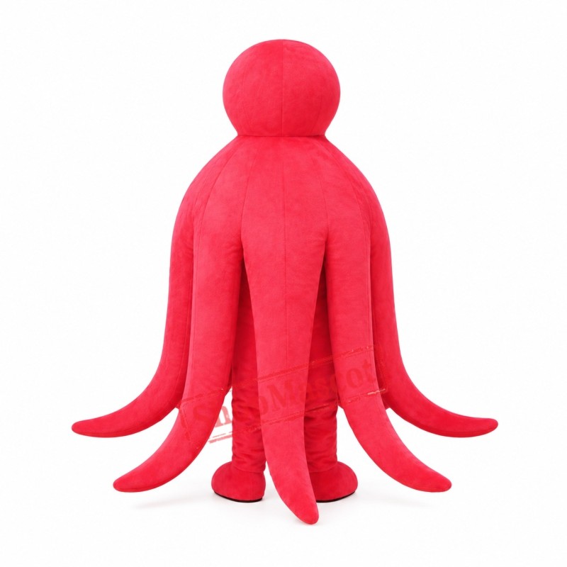 Lovely Red Octopus Mascot Costume Lovely Red Octopus Mascot Costume