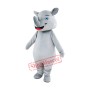 Happy Rhinoceros Mascot Costume