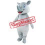 Happy Rhinoceros Mascot Costume