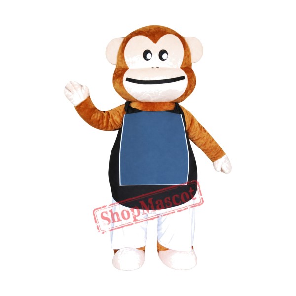 Lovely Brown Monkey Mascot Costume Lovely Brown Monkey Mascot Costume