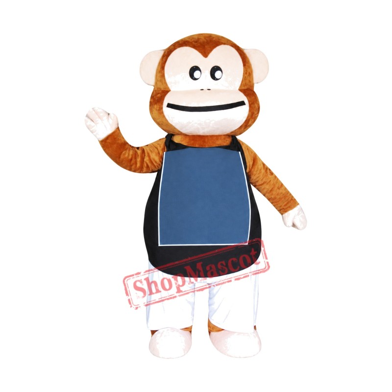Lovely Brown Monkey Mascot Costume