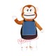 Lovely Brown Monkey Mascot Costume