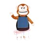 Lovely Brown Monkey Mascot Costume