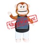 Lovely Brown Monkey Mascot Costume