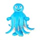 Cute Blue Octopus Mascot Costume