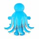 Cute Blue Octopus Mascot Costume